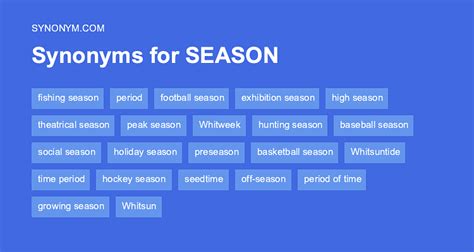 season synonym